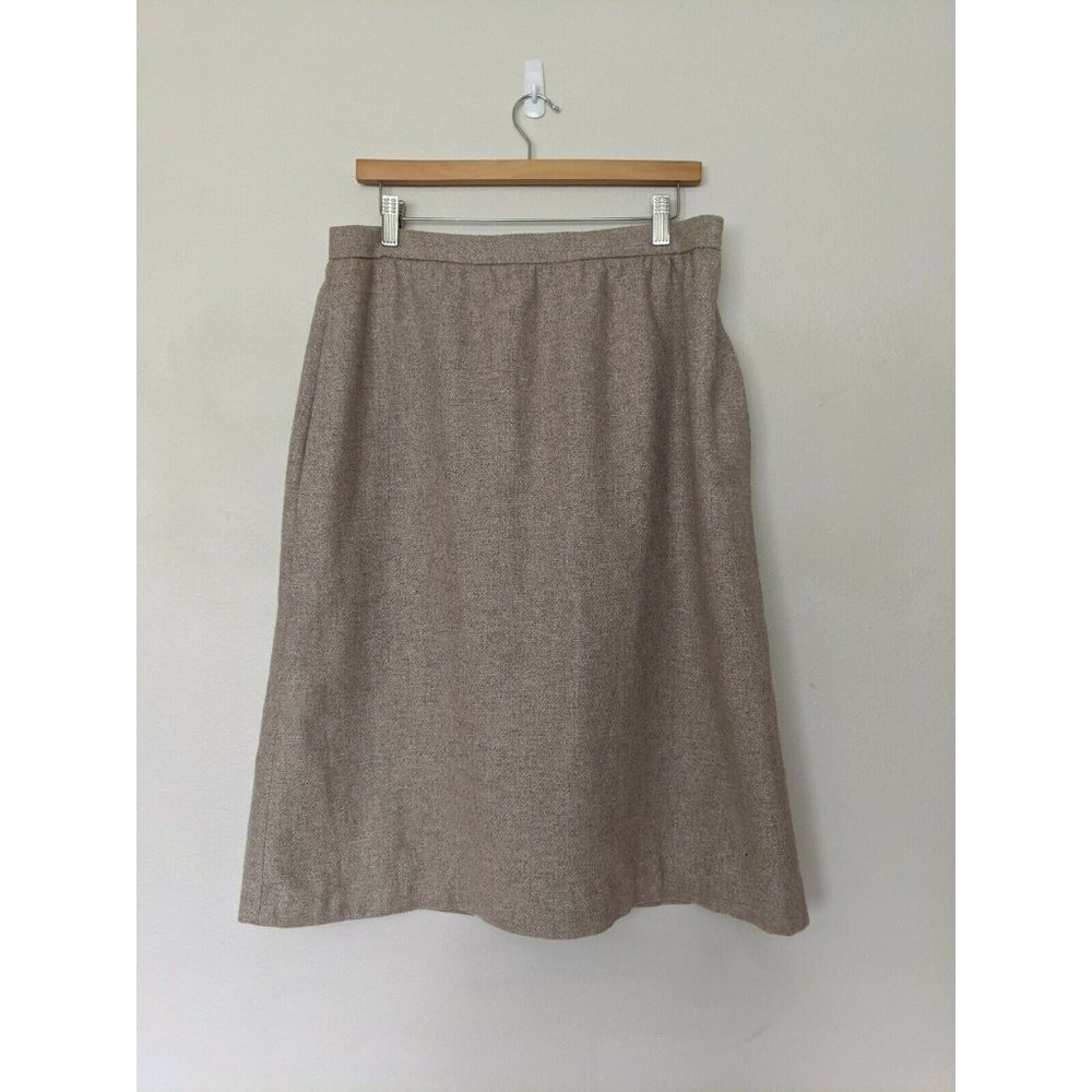 Scarboro Sportswear Vintage Wool Skirt Size 14 Woman's 1970's